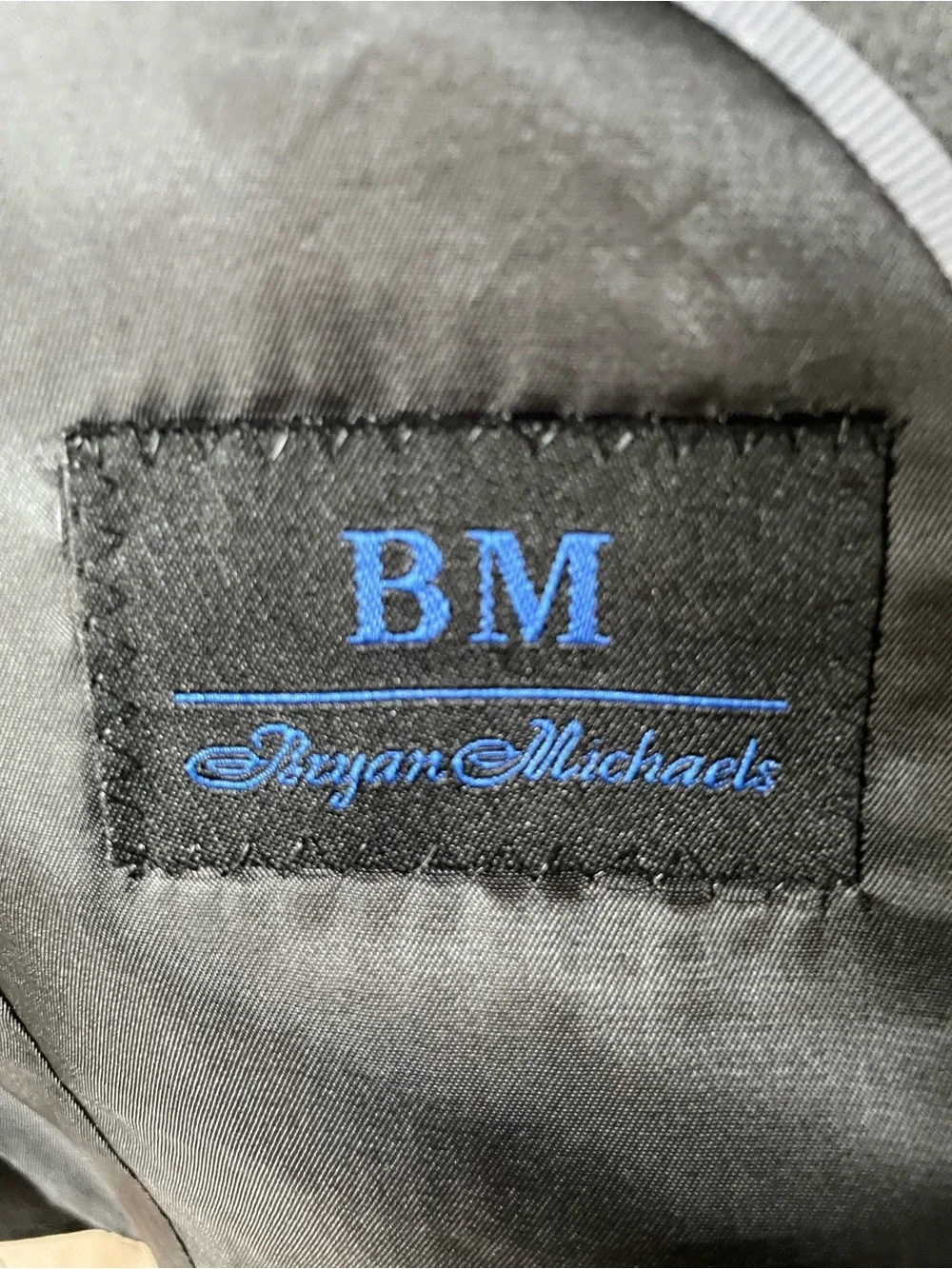 Michaels Black Jacket in Garment Bag